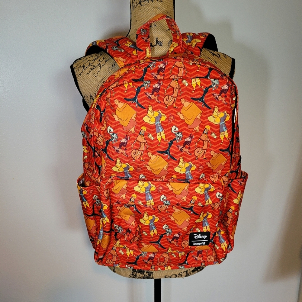 Emperors New Groove All-Over Print Nylon Full-Size Backpack - Picture 2 of 7